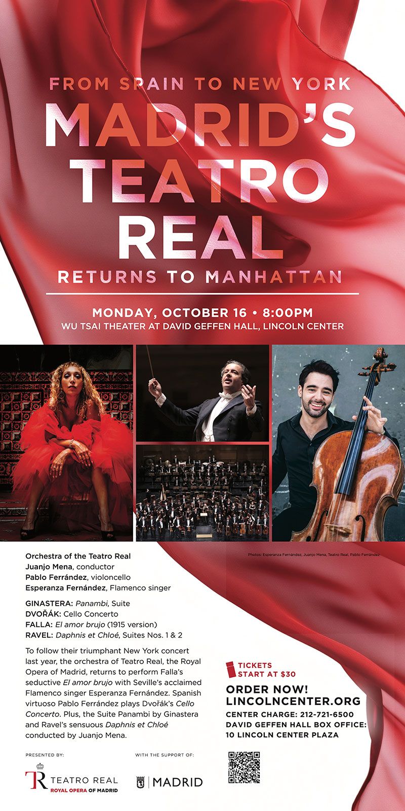 La Orquesta del Teatro Real vuelve a Nueva York